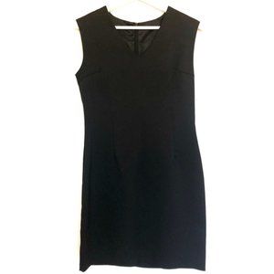 Danube Black V-Neck Sleeveless Mini Career Dress S